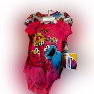 Sesame Street onesie set 3-6M